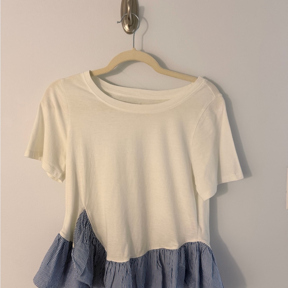 Anthropologie Maeve White Top - size  small